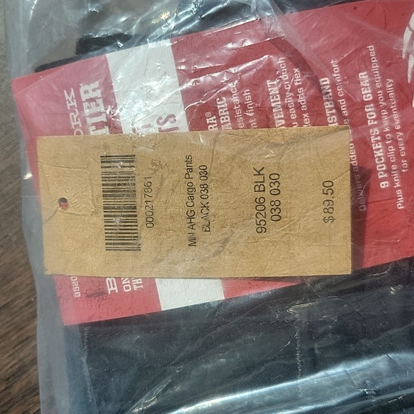 Duluth Roustabout Cargo Pant Black 38x30 - Picture 6 of 6